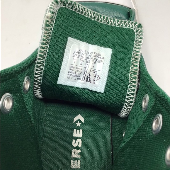 Chuck Taylor Green Converse Chelsea boot/sneakers - Picture 6 of 7